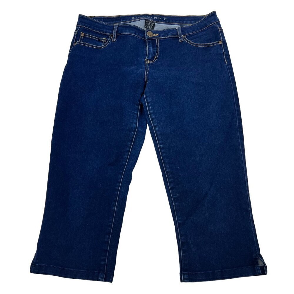 Celebrity Pink Capri Jeans Dark Wash Women’s Size 13 Stretch